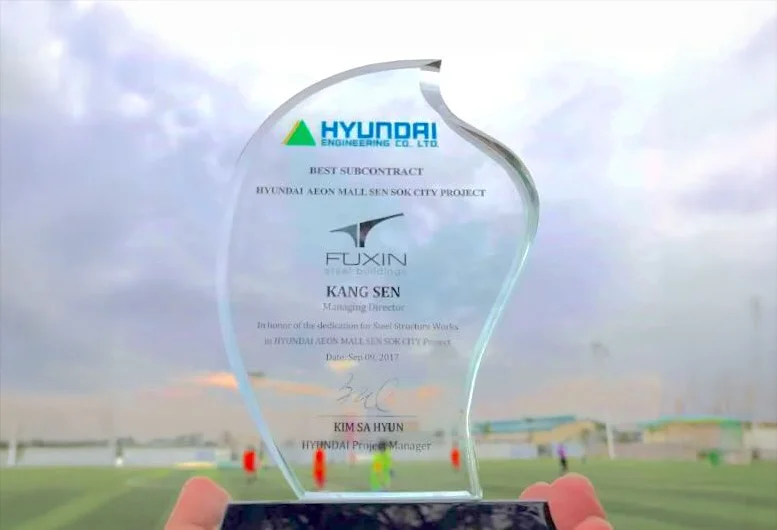 Awarded Best Steel Structure Contractor.